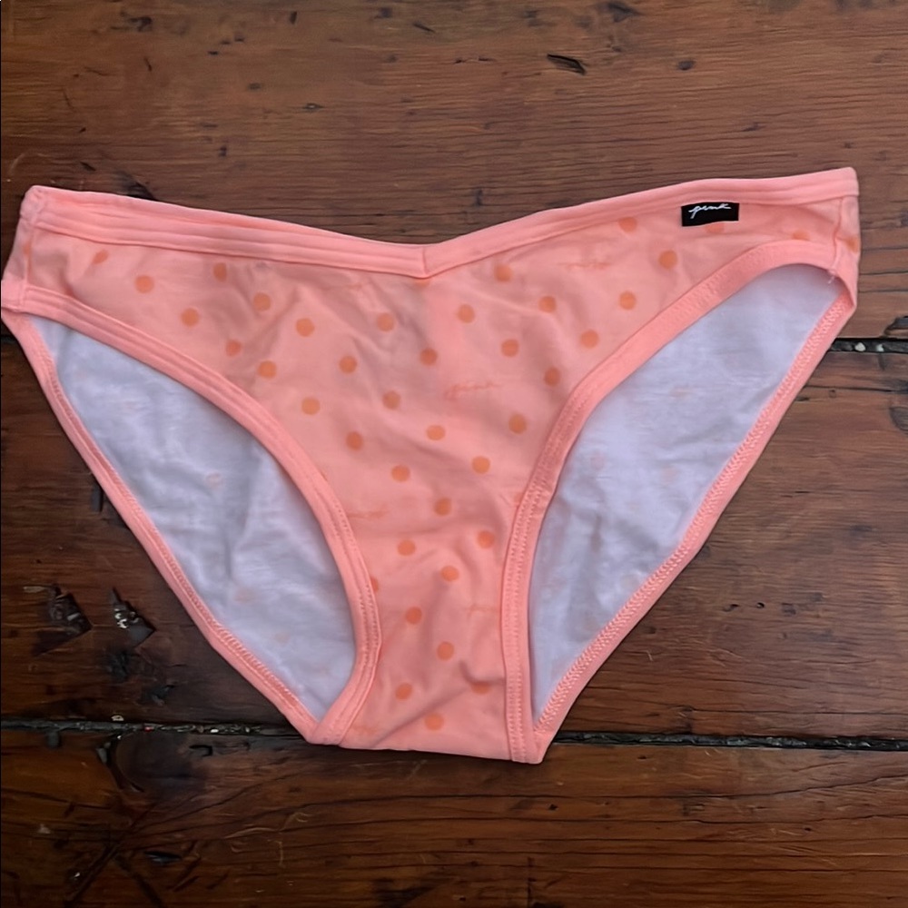 Pink by Victoria Secret bikini style panty size small new with tags